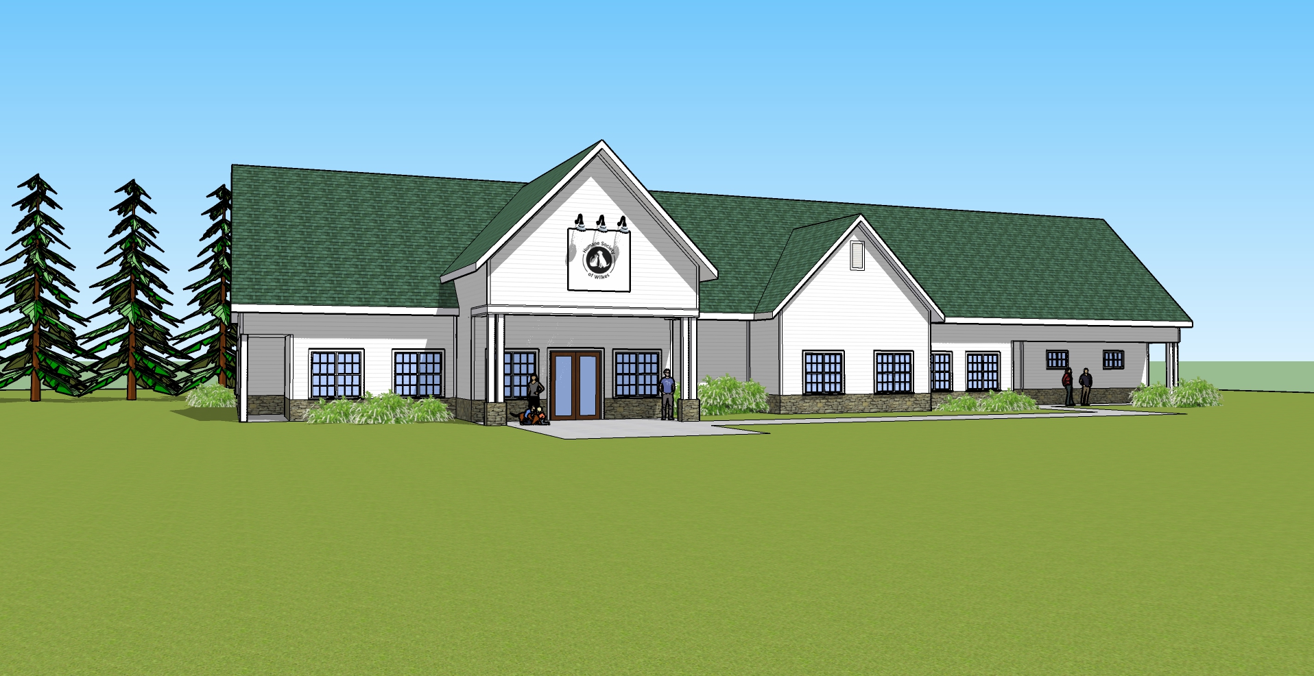 Humane Society of Wilkes_Front Elevation